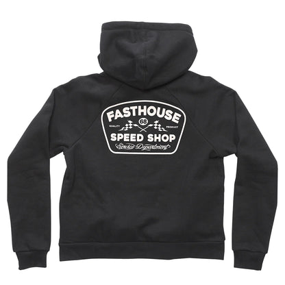Fasthouse Wedged Hooded Pullover - Womens - Black