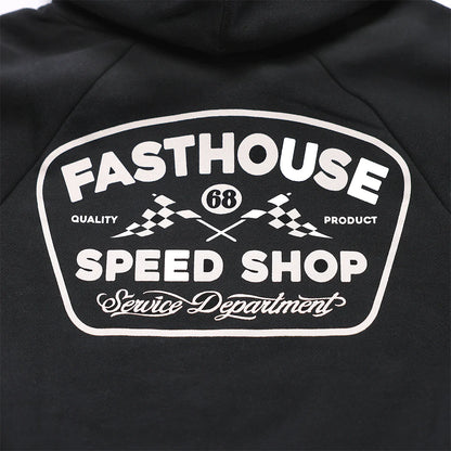 Fasthouse Wedged Hooded Pullover - Womens - Black