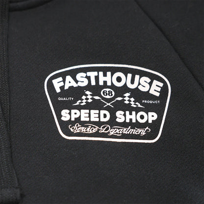 Fasthouse Wedged Hooded Pullover - Womens - Black