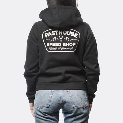 Fasthouse Wedged Hooded Pullover - Womens - Black