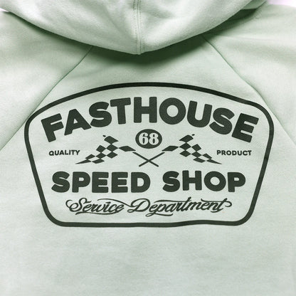 Fasthouse Wedged Hooded Pullover - Womens - Mint