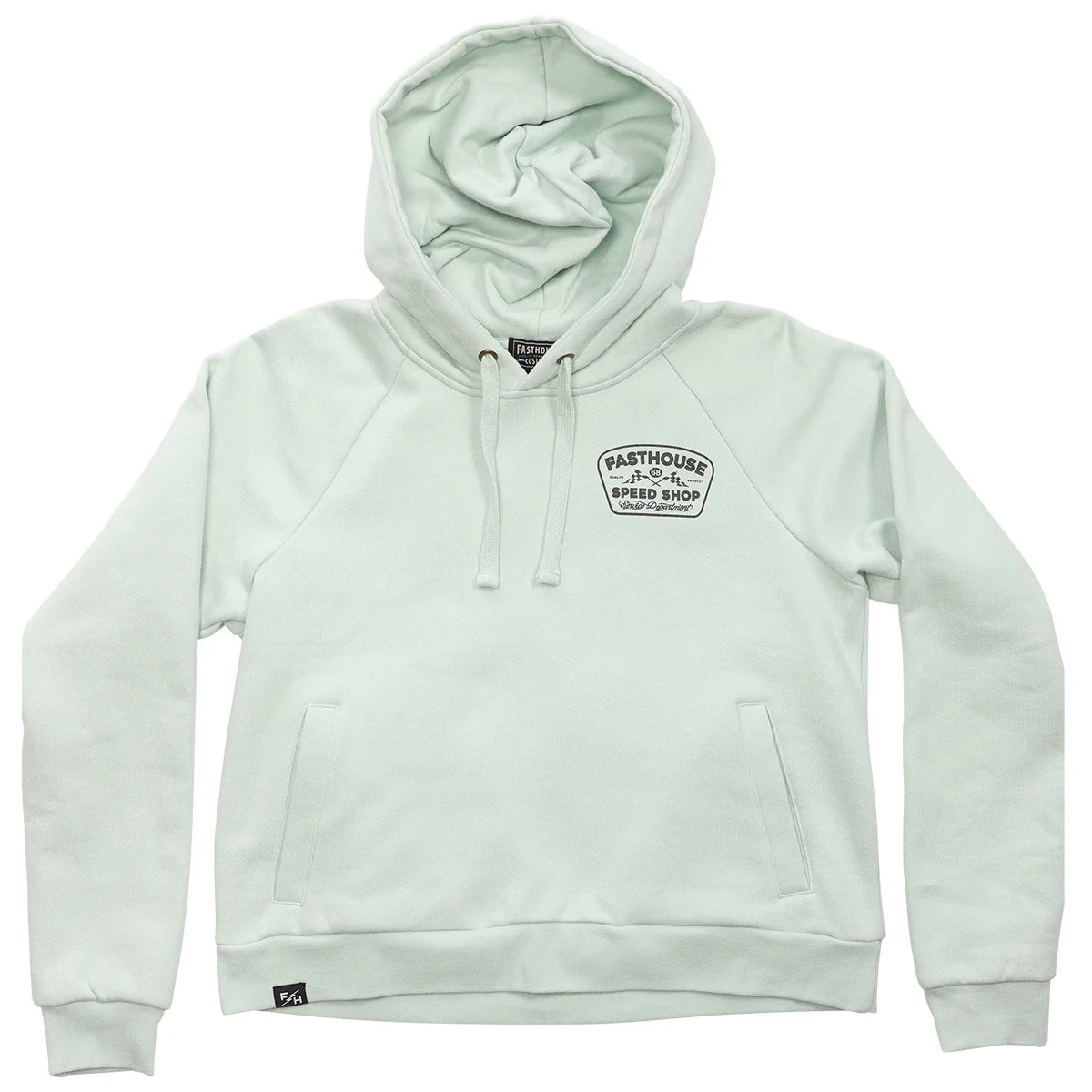Fasthouse Wedged Hooded Pullover - Womens - Mint