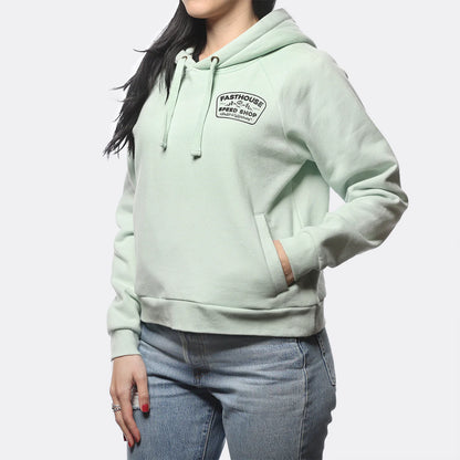 Fasthouse Wedged Hooded Pullover - Womens - Mint