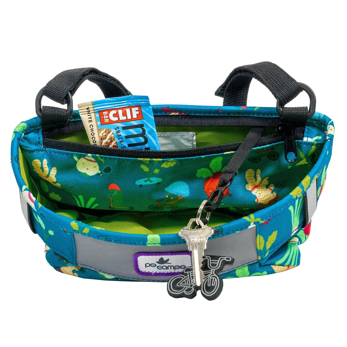 Po Campo Whoosh Bike Basket - Veggie