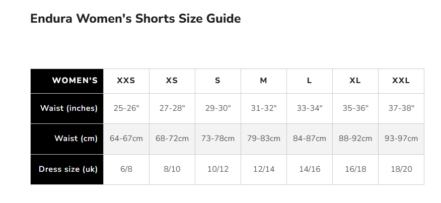 Endura Padded Clickfast Liner - Womens - Black