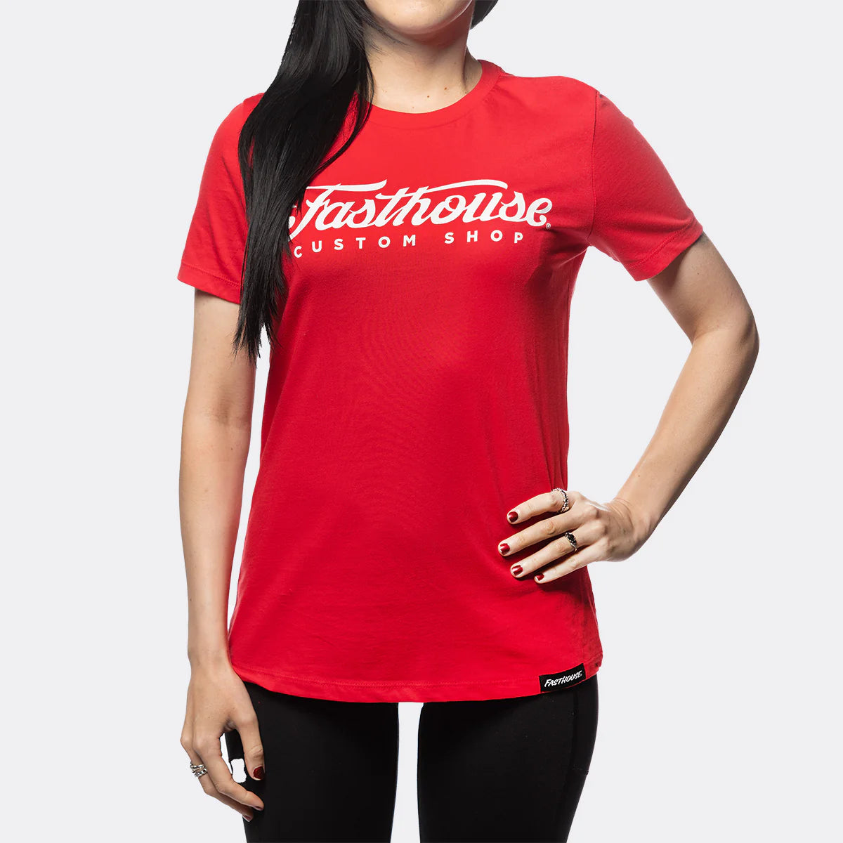 Fasthouse Morris Tee - Womens - Cardinal