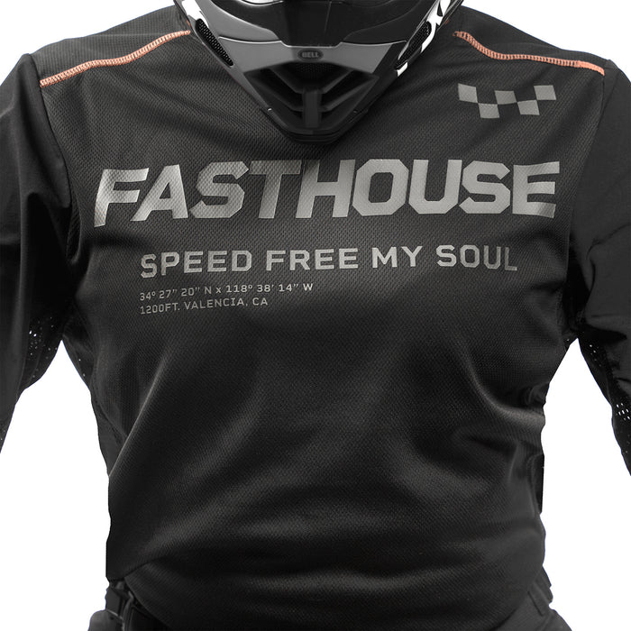 Fasthouse Off-Road Sand Cat Jersey - Womens - Black