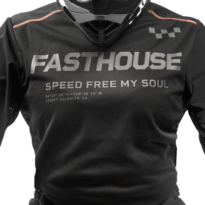 Fasthouse Off-Road Sand Cat Jersey - Womens - Black