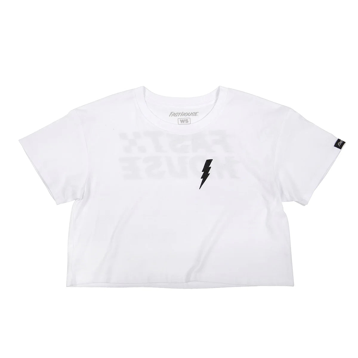 Fasthouse Drift Crop Tee - Womens - White