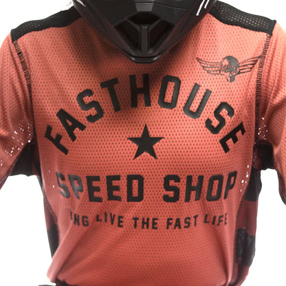 Fasthouse Grindhouse Air Cooled Originals Jersey - Girls - Mauve