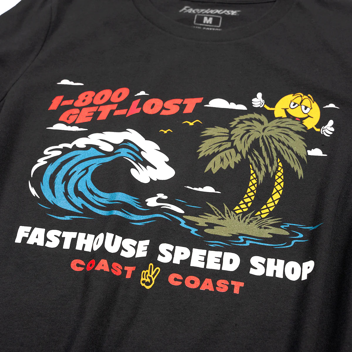 Fasthouse Coast 2 Coast Tee - Womens - Black Mineral Wash