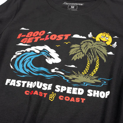Fasthouse Coast 2 Coast Tee - Womens - Black Mineral Wash