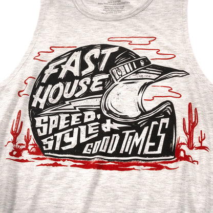 Fasthouse Dust Devil Muscle Tee - Womens - Sand