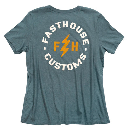 Fasthouse Easy Rider Tee - Womens - Heather Slate