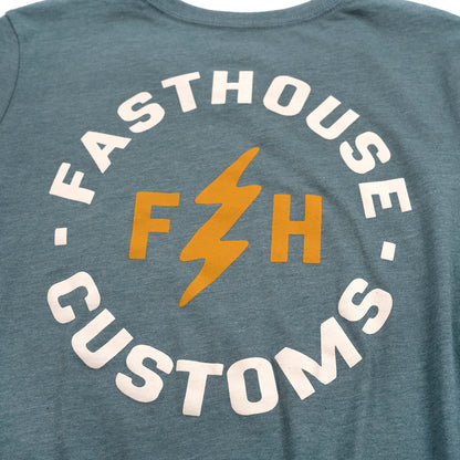 Fasthouse Easy Rider Tee - Womens - Heather Slate