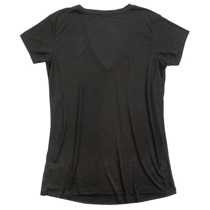 Fasthouse Easy Rider Deep V Tee - Womens - Black