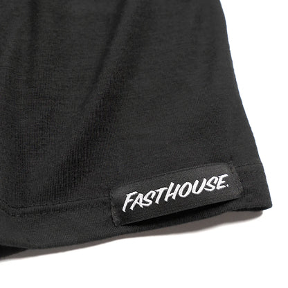 Fasthouse Easy Rider Deep V Tee - Womens - Black