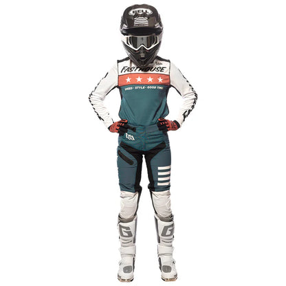 Fasthouse Elrod Astre Jersey - Womens - White-Slate