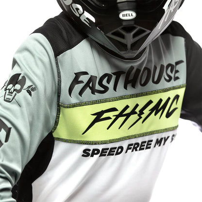 Fasthouse Elrod Evoke Jersey - Womens - Skyline-White