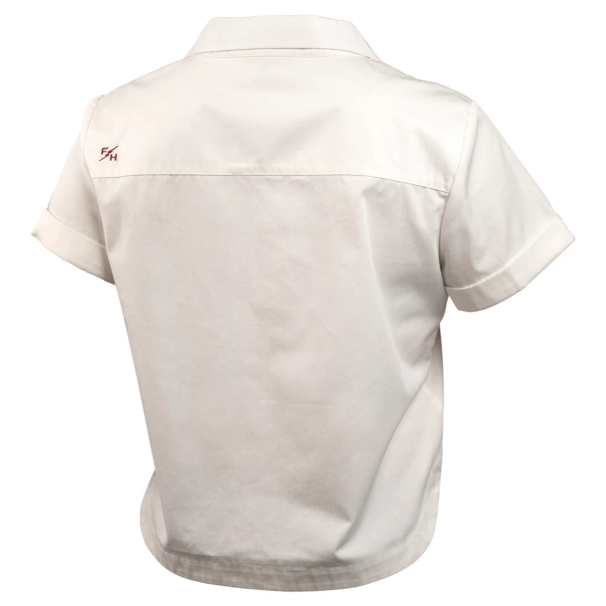 Fasthouse Garage Talk Short Sleeve Button Up - Womens - Off White