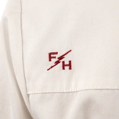 Fasthouse Garage Talk Short Sleeve Button Up - Womens - Off White