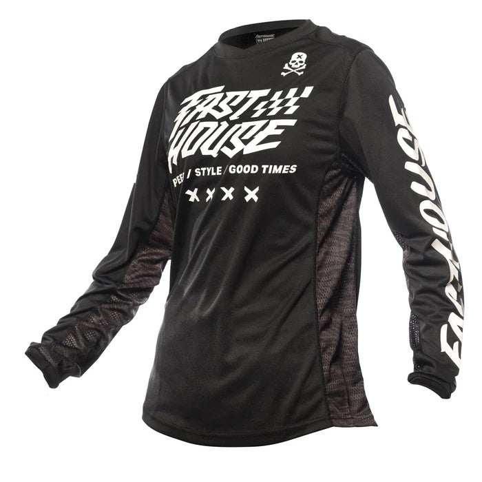 Fasthouse Grindhouse Rufio Jersey - Womens - Black