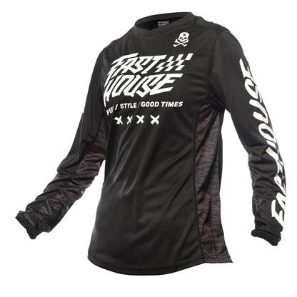 Fasthouse Grindhouse Rufio Jersey - Womens - Black