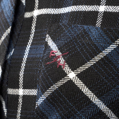 Fasthouse Honey Flannel Shirt - Womens - Dust Blue-Black