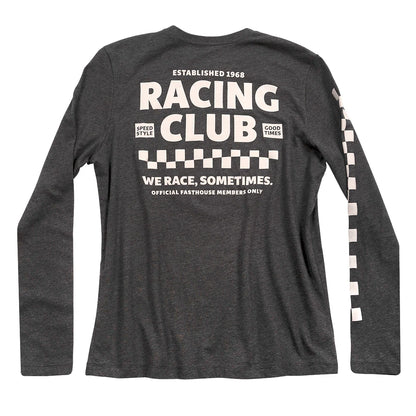 Fasthouse Members Only Long Sleeve Tee - Womens - Dark Heather
