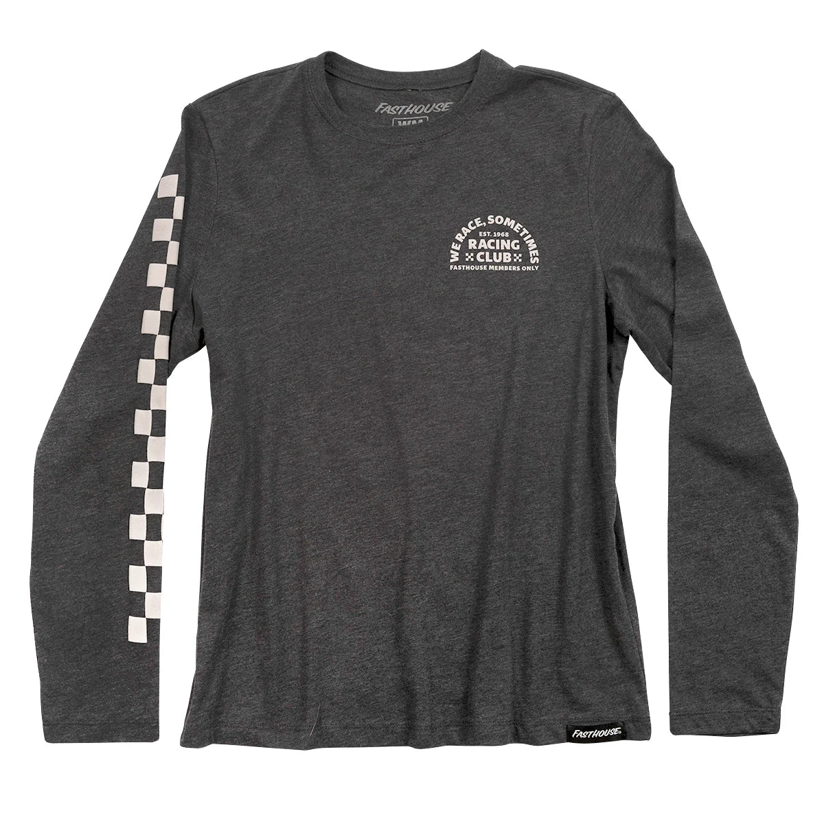 Fasthouse Members Only Long Sleeve Tee - Womens - Dark Heather