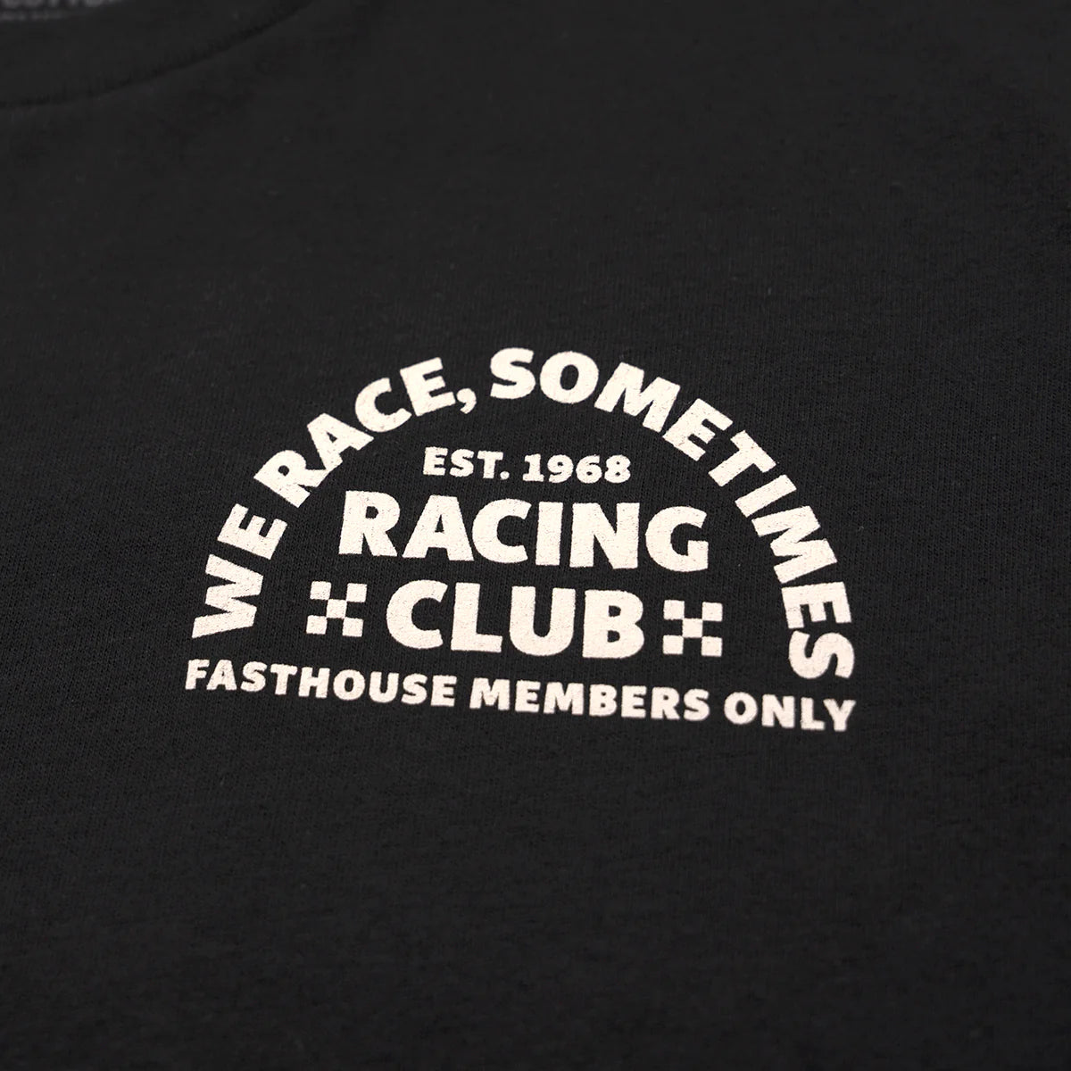 Fasthouse Members Only Crop Tee - Womens - Black