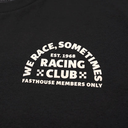 Fasthouse Members Only Crop Tee - Womens - Black