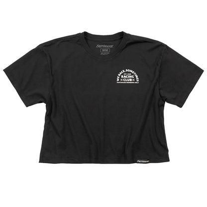 Fasthouse Members Only Crop Tee - Womens - Black