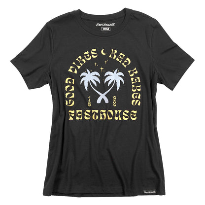 Fasthouse Oasis Tee - Womens - Black Mineral Wash