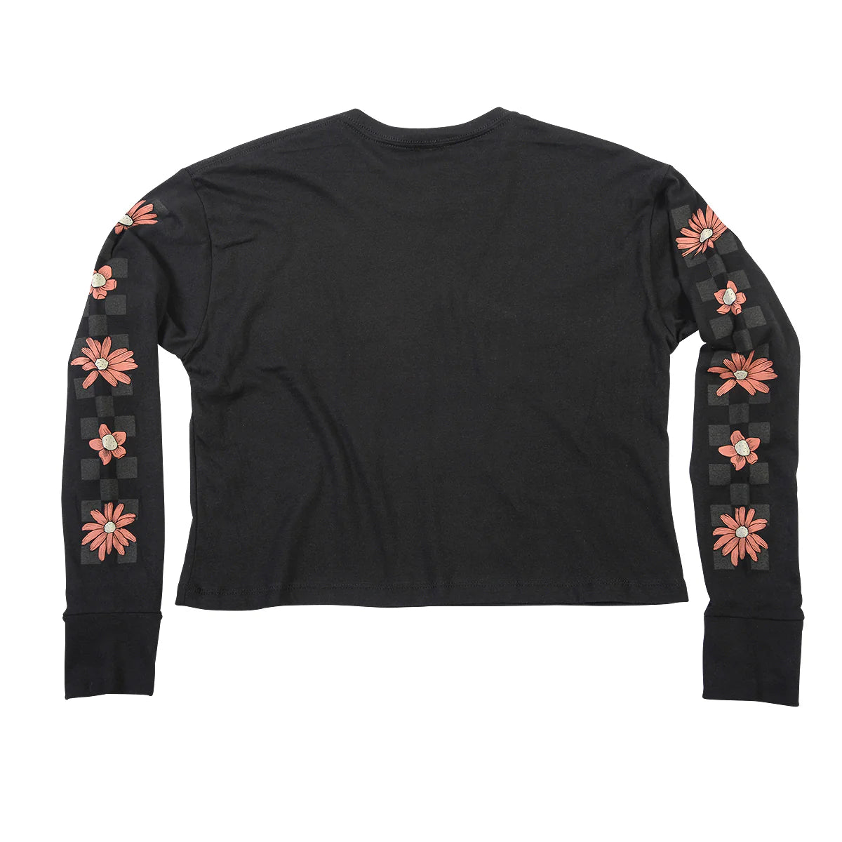 Fasthouse Serene Long Sleeve Crop Tee - Womens - Black