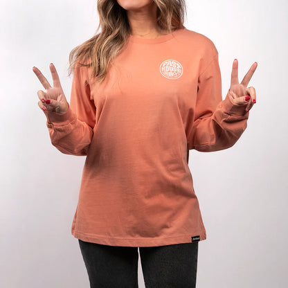 Fasthouse Waxy Long Sleeve Tee - Womens - Terracotta
