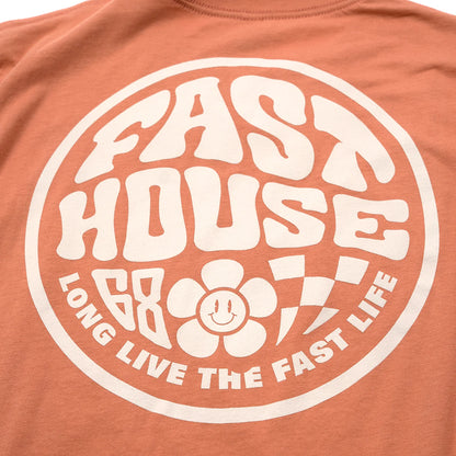 Fasthouse Waxy Long Sleeve Tee - Womens - Terracotta