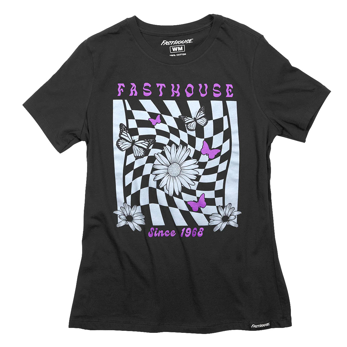 Fasthouse Whirl Tee - Womens - Black Mineral Wash