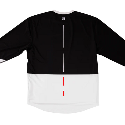 G-Form Pro-X4 Long Sleeve MTB Jersey - Black-White
