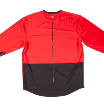 G-Form Pro-X4 Long Sleeve MTB Jersey - Red-Black