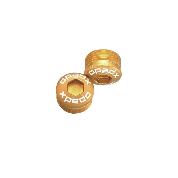 Xpedo M Force End Caps - Gold