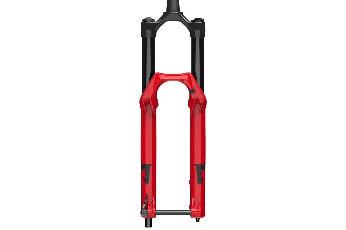 Marzocchi Super Z 180 29 15QRx110 - Gloss Red-Clear Logo