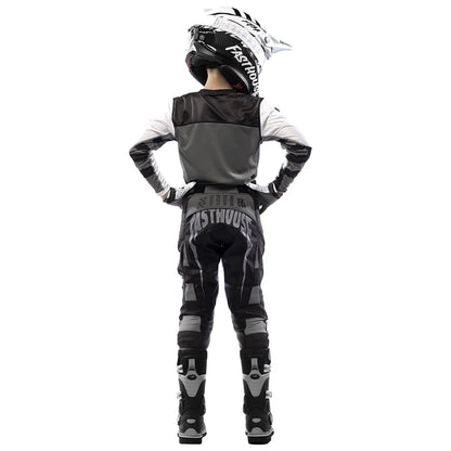 Fasthouse Grindhouse Riot Jersey - Youth - White-Black
