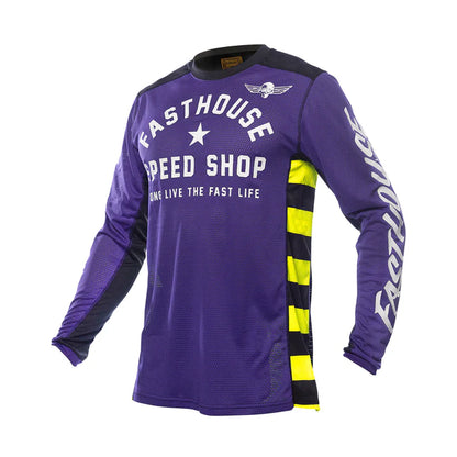 Fasthouse Grindhouse Air Cooled Originals Jersey - Purple-Black