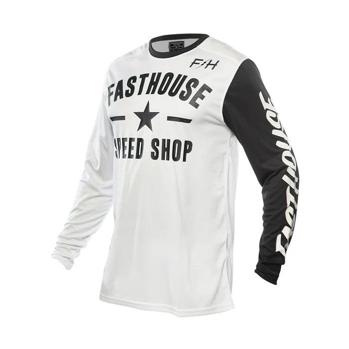 Fasthouse Carbon Jersey - Youth - White