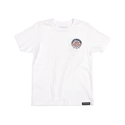 Fasthouse Deco Tee - Youth - White