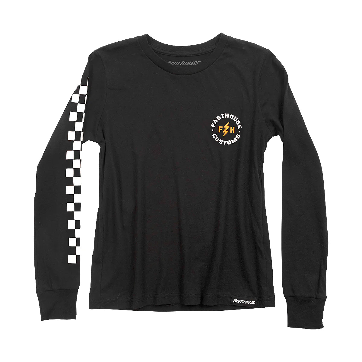 Fasthouse Easy Rider Long Sleeve Tee - Youth - Black