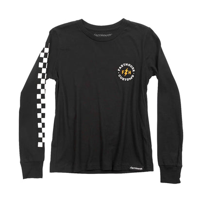 Fasthouse Easy Rider Long Sleeve Tee - Youth - Black