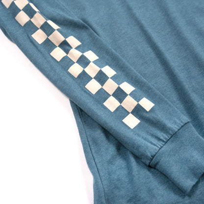 Fasthouse Easy Rider Long Sleeve Tee - Youth - Heather Teal