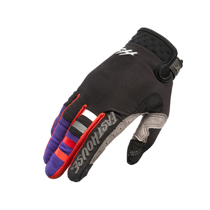 Fasthouse Elrod Evoke Glove - Youth - Black-Purple